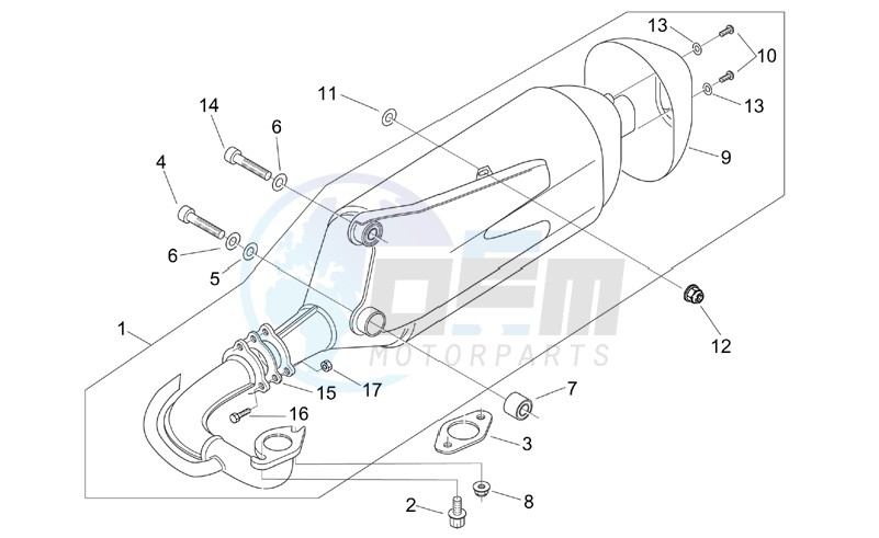 Exhaust pipe blueprint