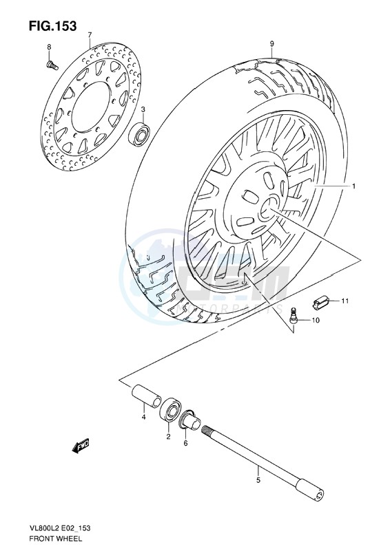 FRONT WHEEL image