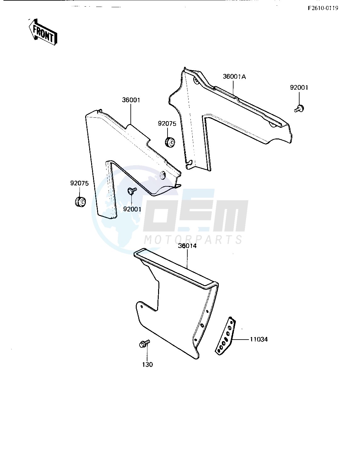 SIDE COVERS_CHAIN COVER blueprint