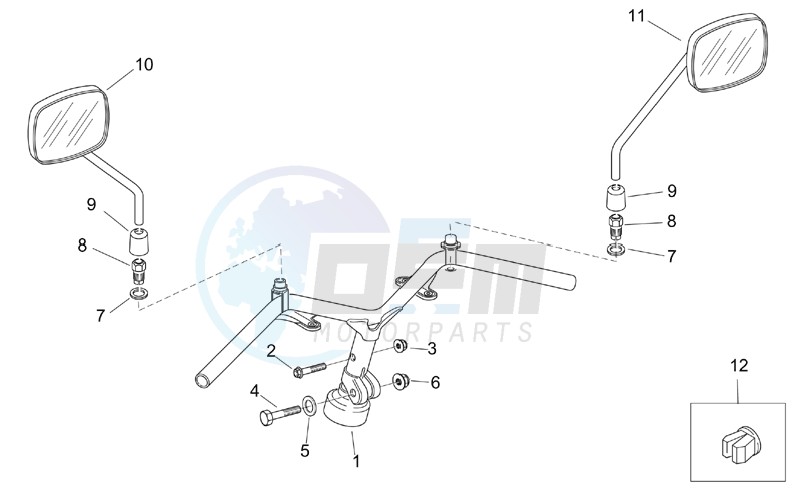 Handlebar - Mirrors Retro blueprint