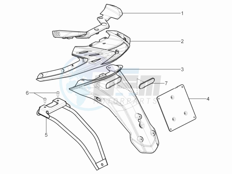 Rear cover - Splash guard image