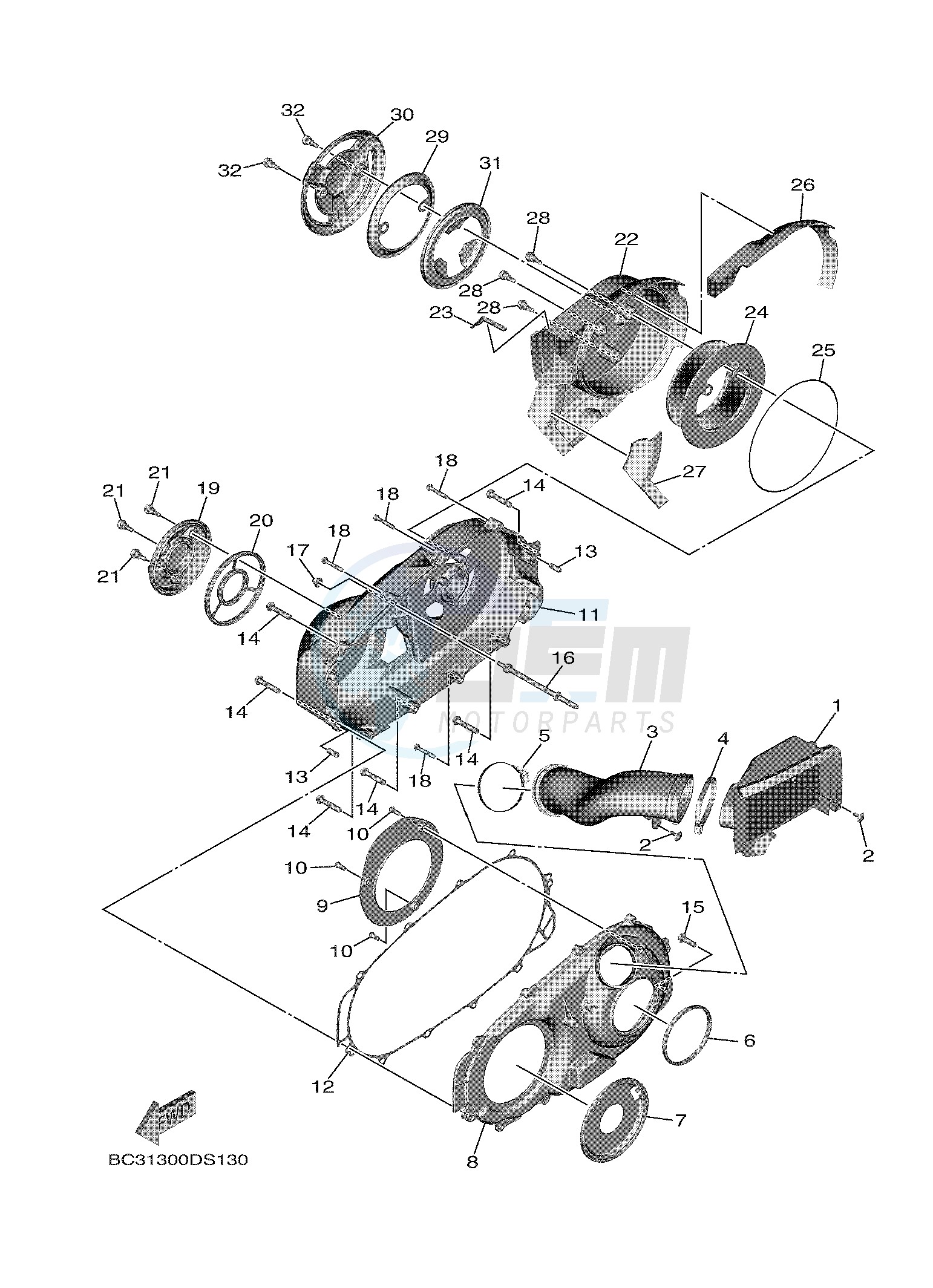 CRANKCASE COVER 2 image