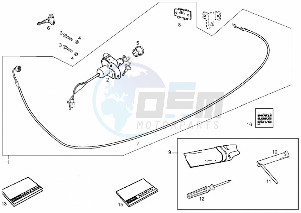 Lock hardware kit (Positions) blueprint
