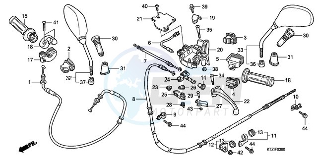 HANDLE LEVER/SWITCH/CABLE blueprint