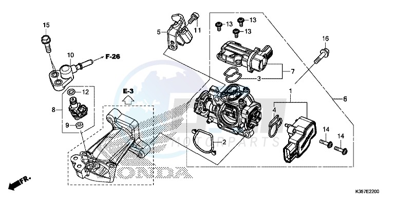 THROTTLE BODY/FUEL INJECTOR image