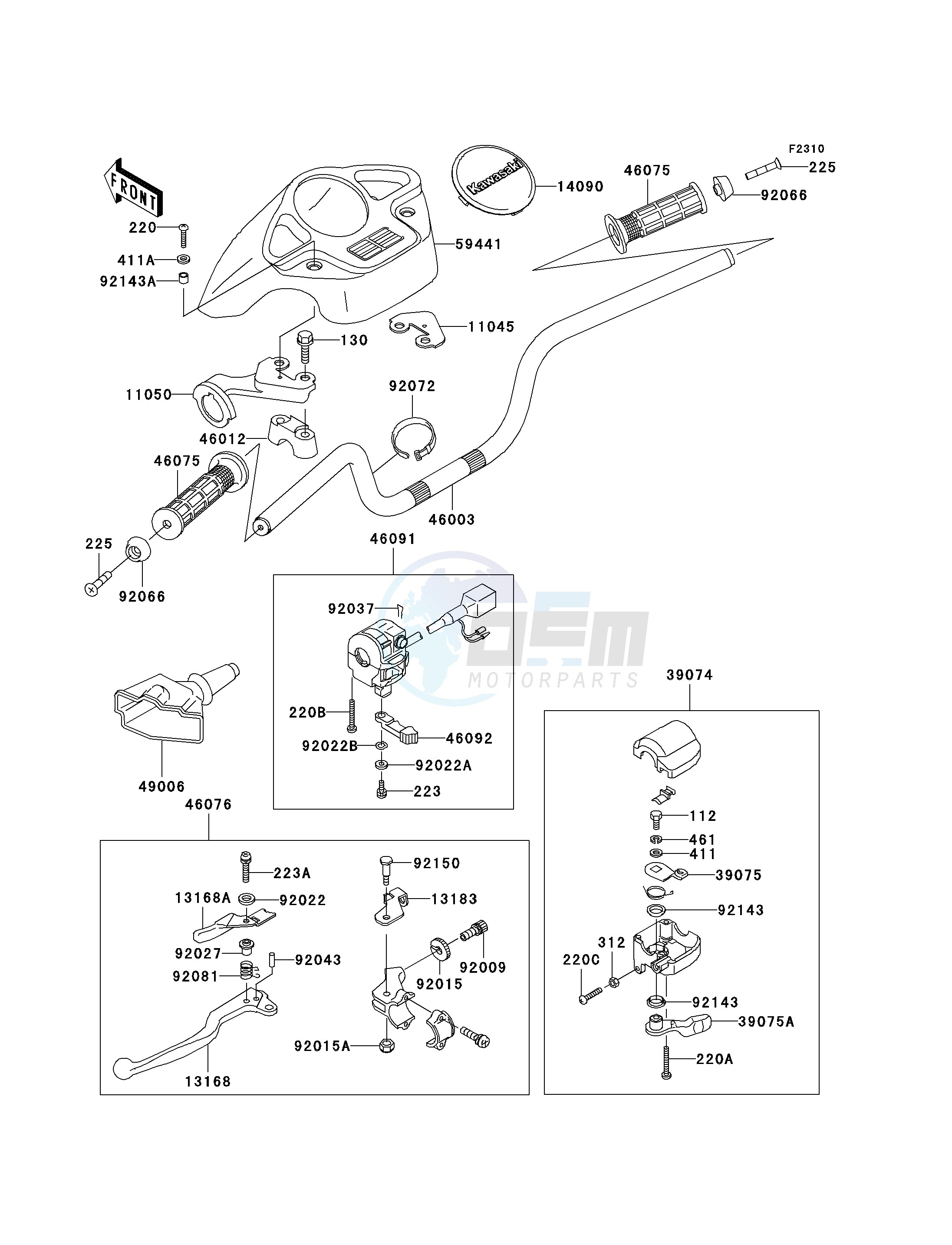 HANDLEBAR -- B1- - image