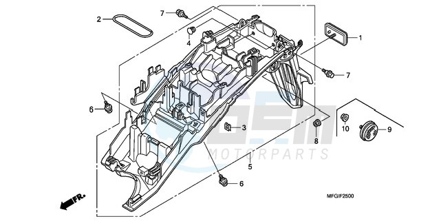 REAR FENDER image