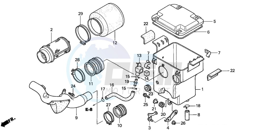 AIR CLEANER blueprint