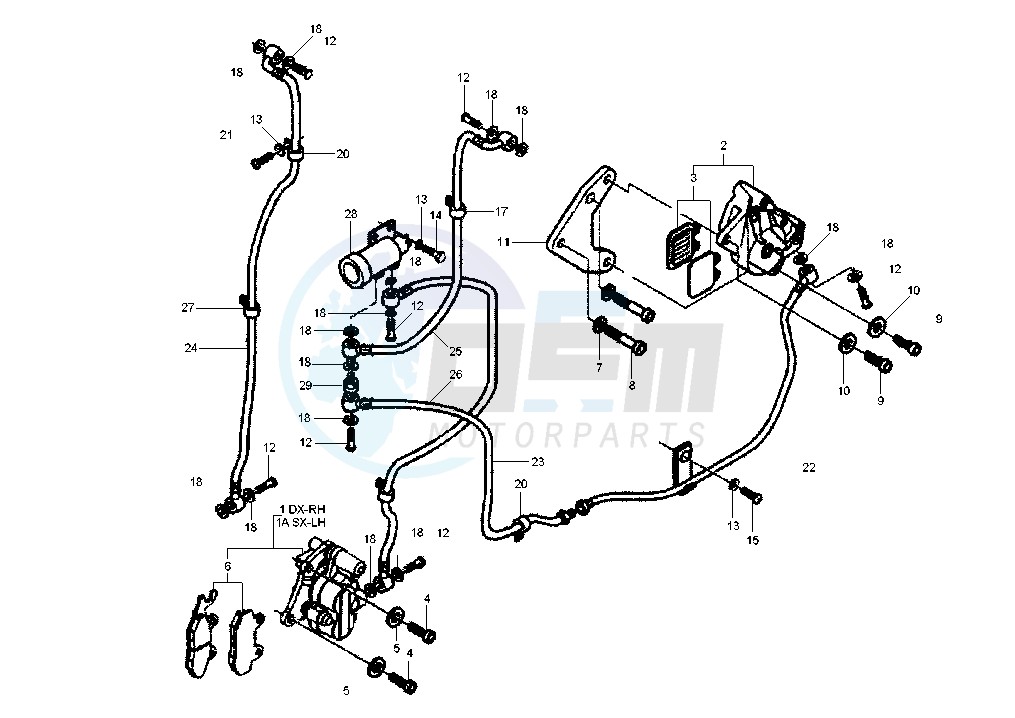 Brake system blueprint