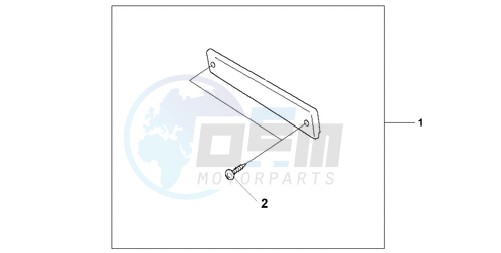 PILLION BACKREST PAD image