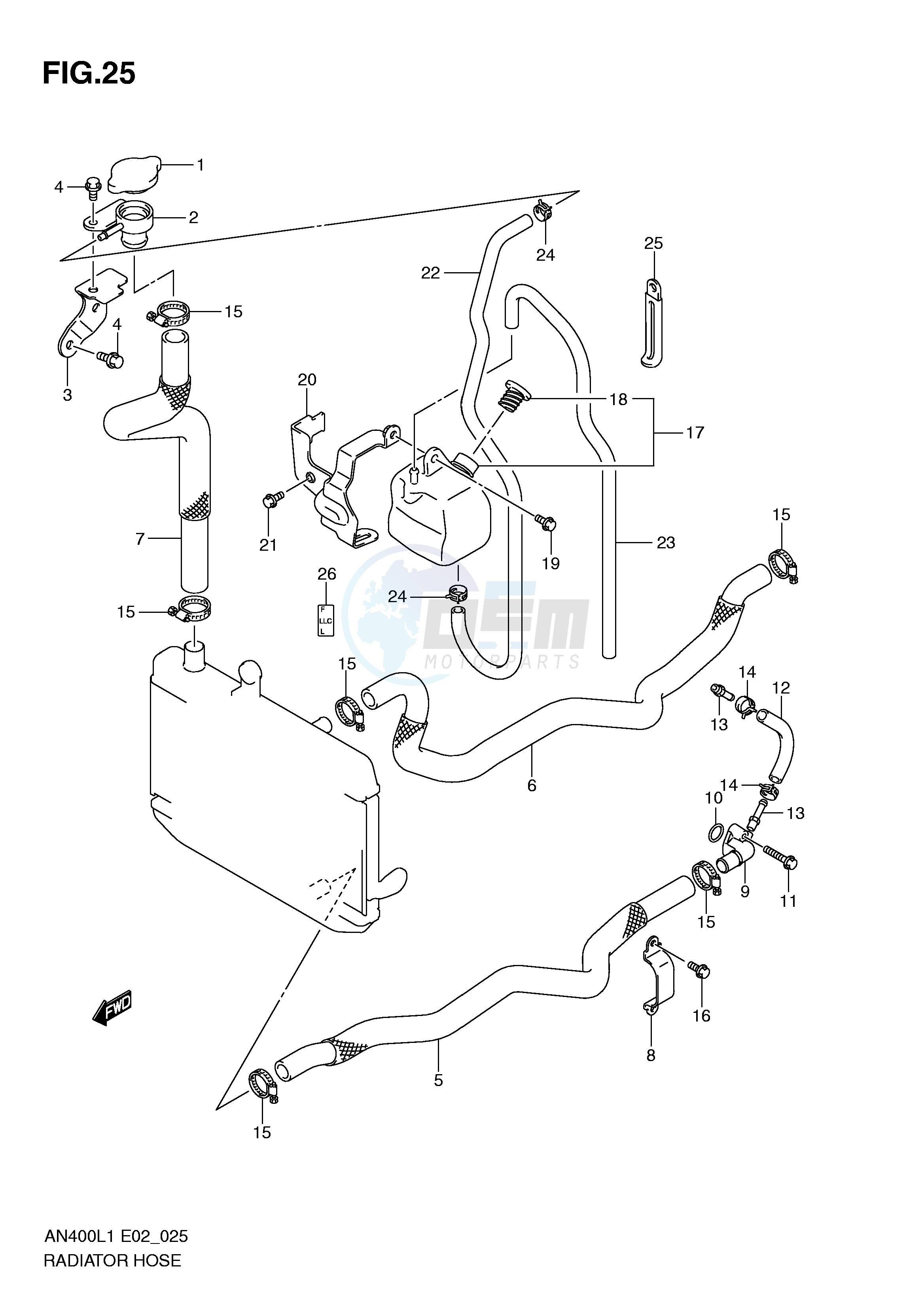 RADIATOR HOSE image