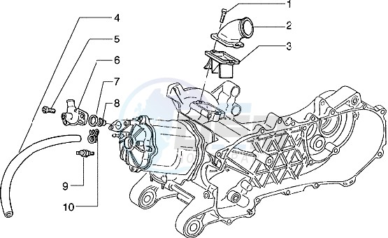 Cylinder head - Induction pipe image