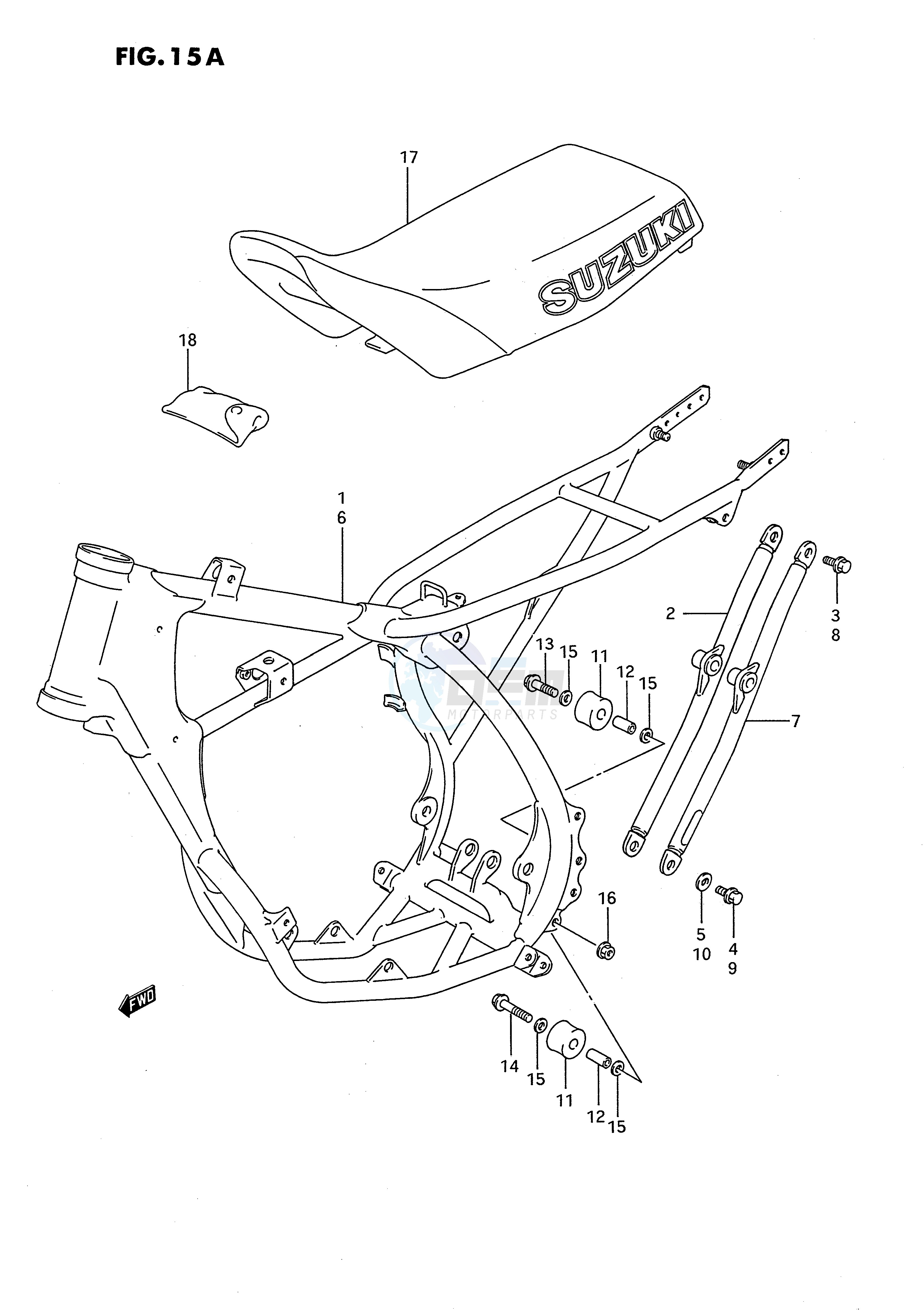 FRAME - SEAT (MODEL H K L) blueprint