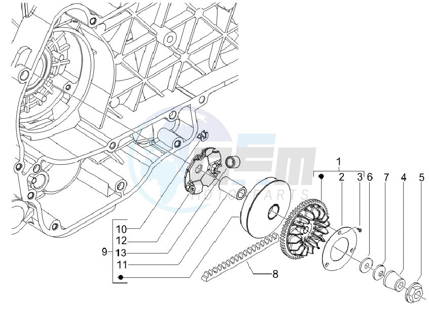 Driving pulley image