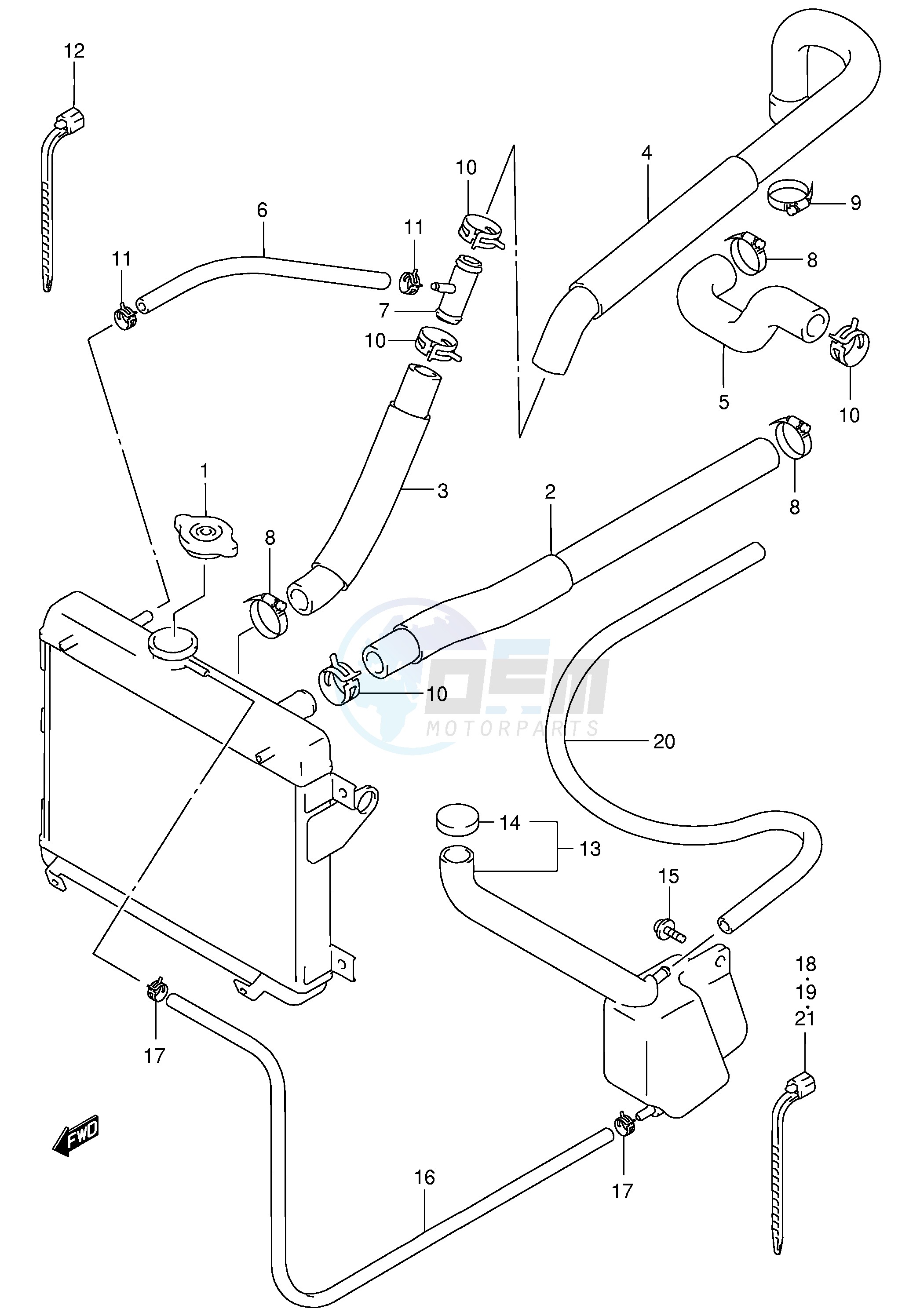 RADIATOR HOSE image