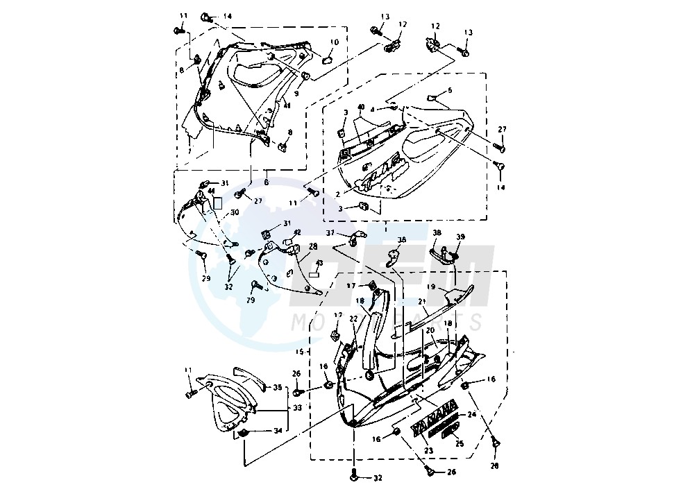 COWLING 2 MY96-97 blueprint