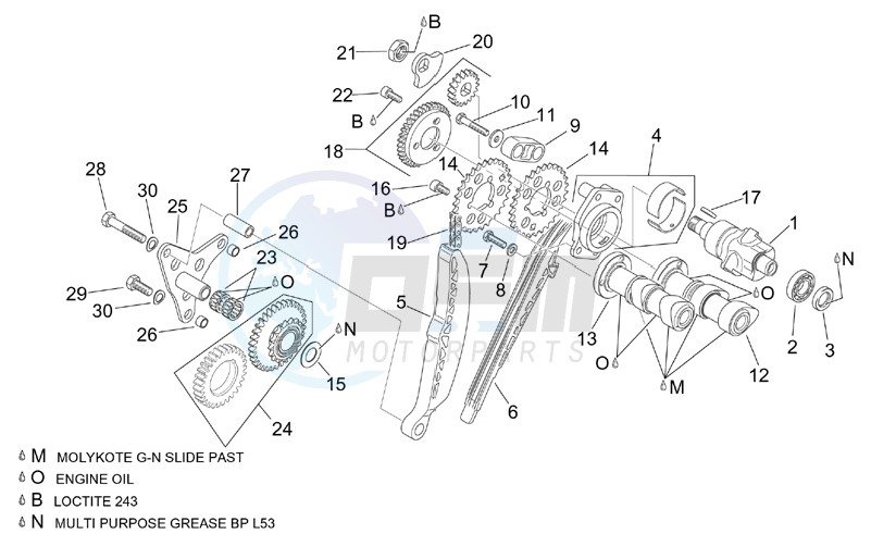 Rear cylinder timing system image