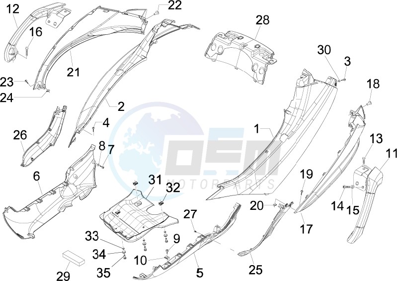 Side cover - Spoiler blueprint