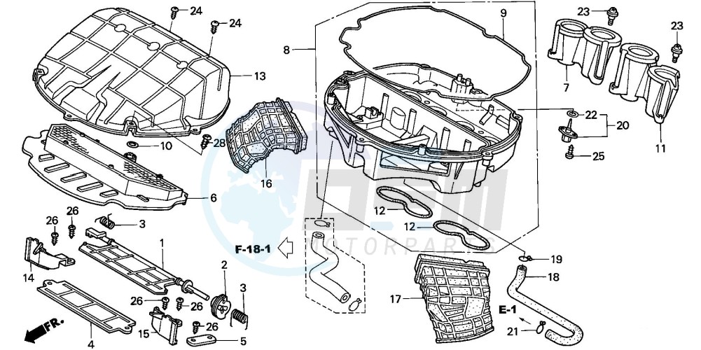 AIR CLEANER (CBR900RR2,3) blueprint