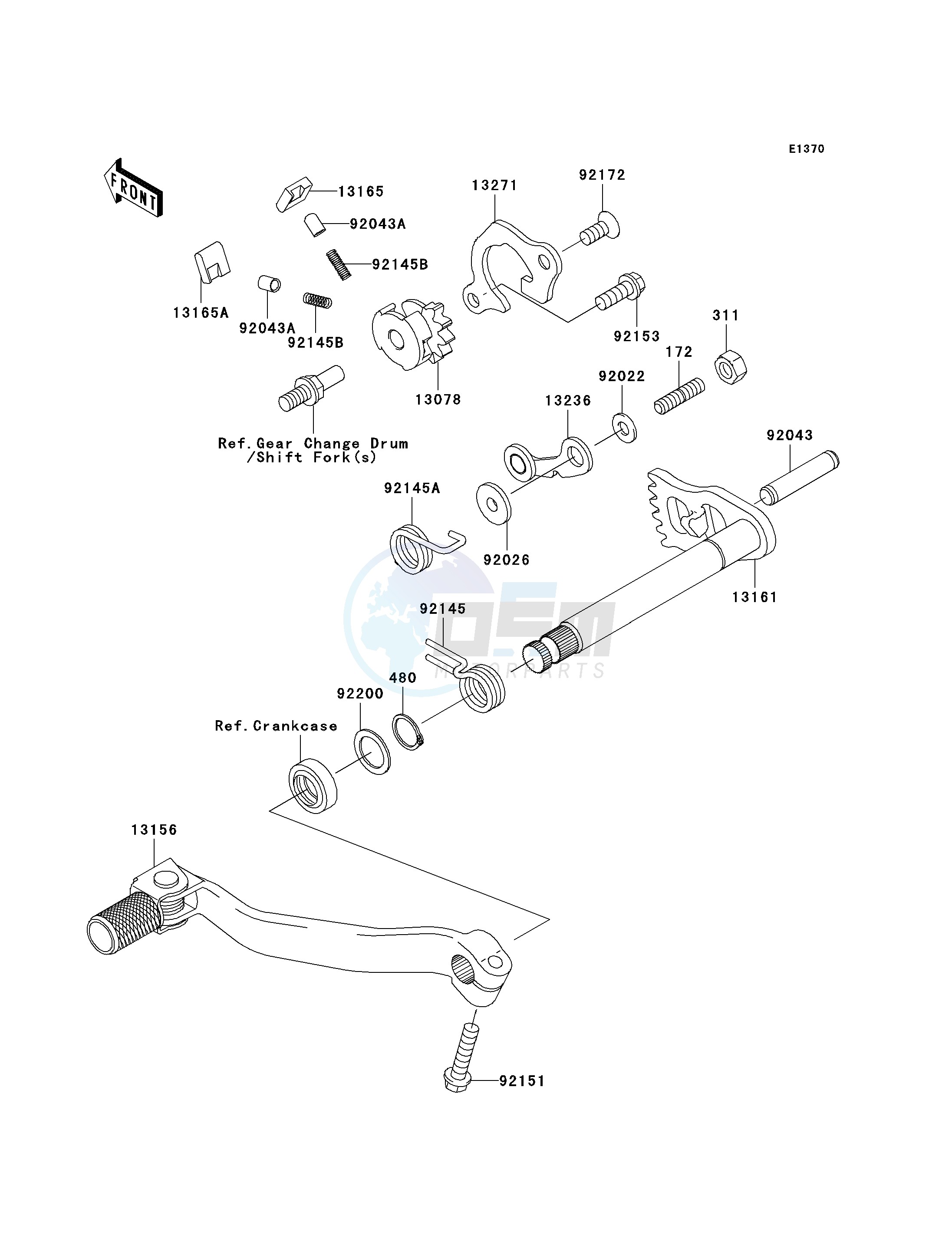 GEAR CHANGE MECHANISM image