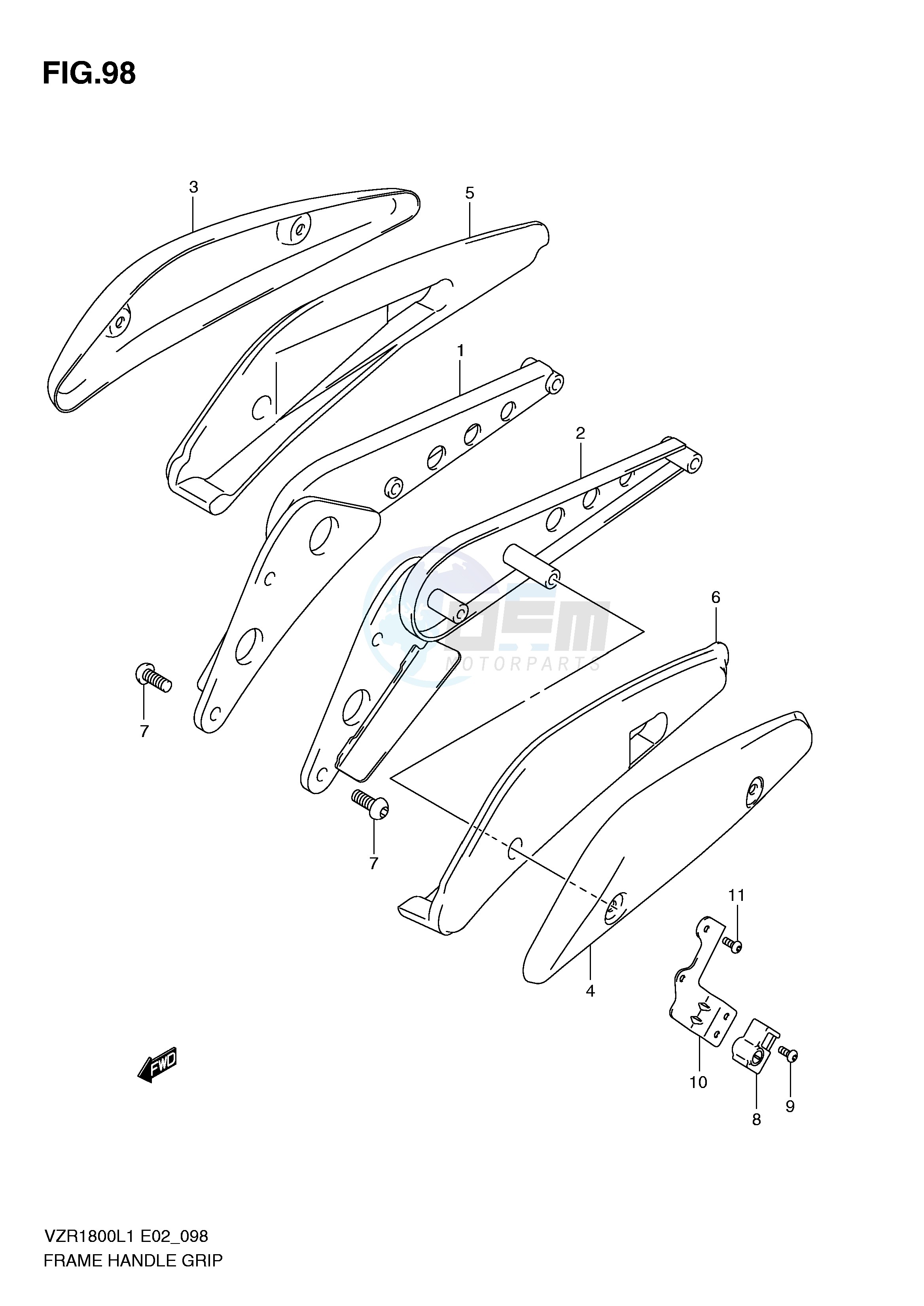 FRAME HANDLE GRIP (VZR1800L1 E51) image