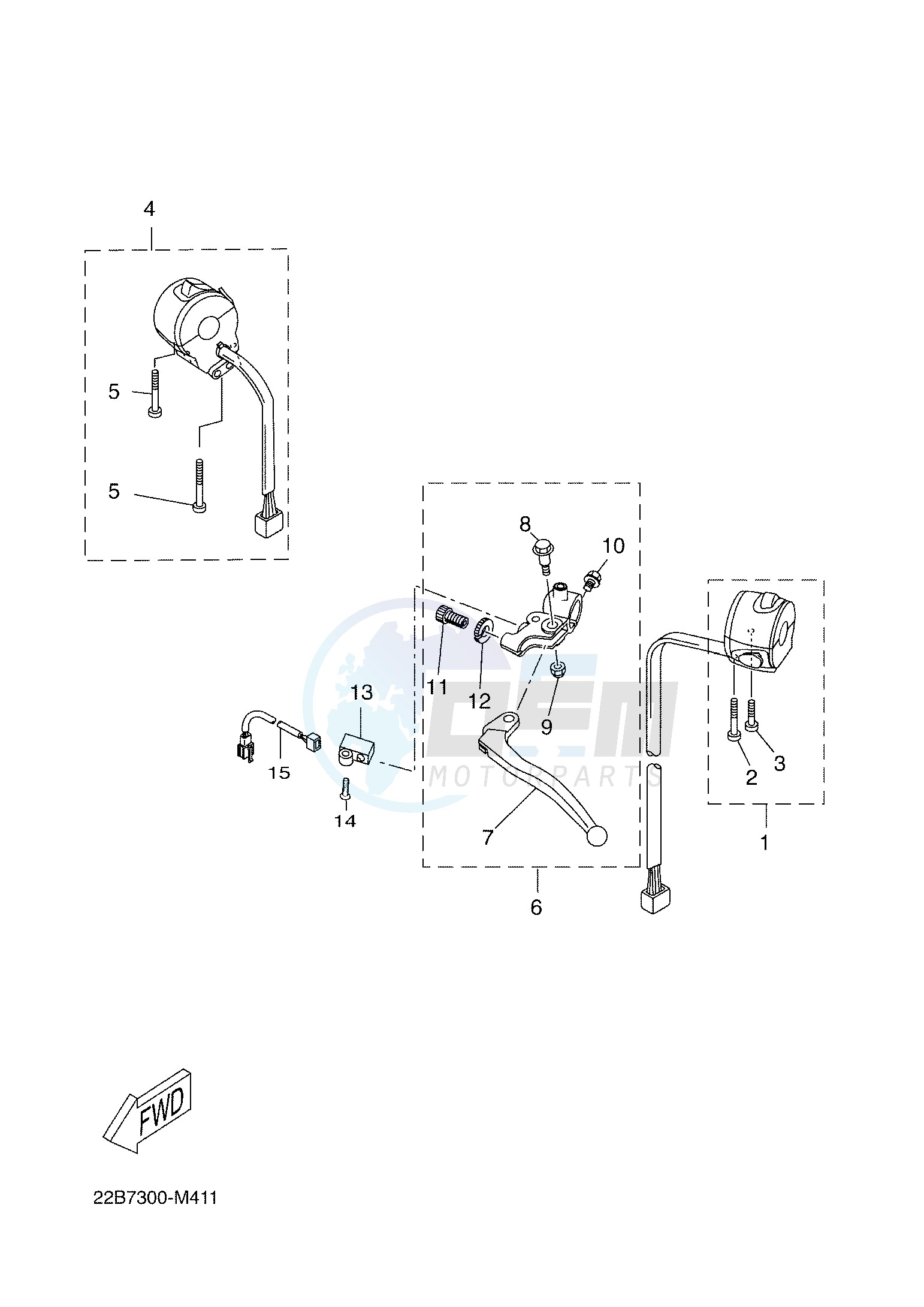 HANDLE SWITCH & LEVER image