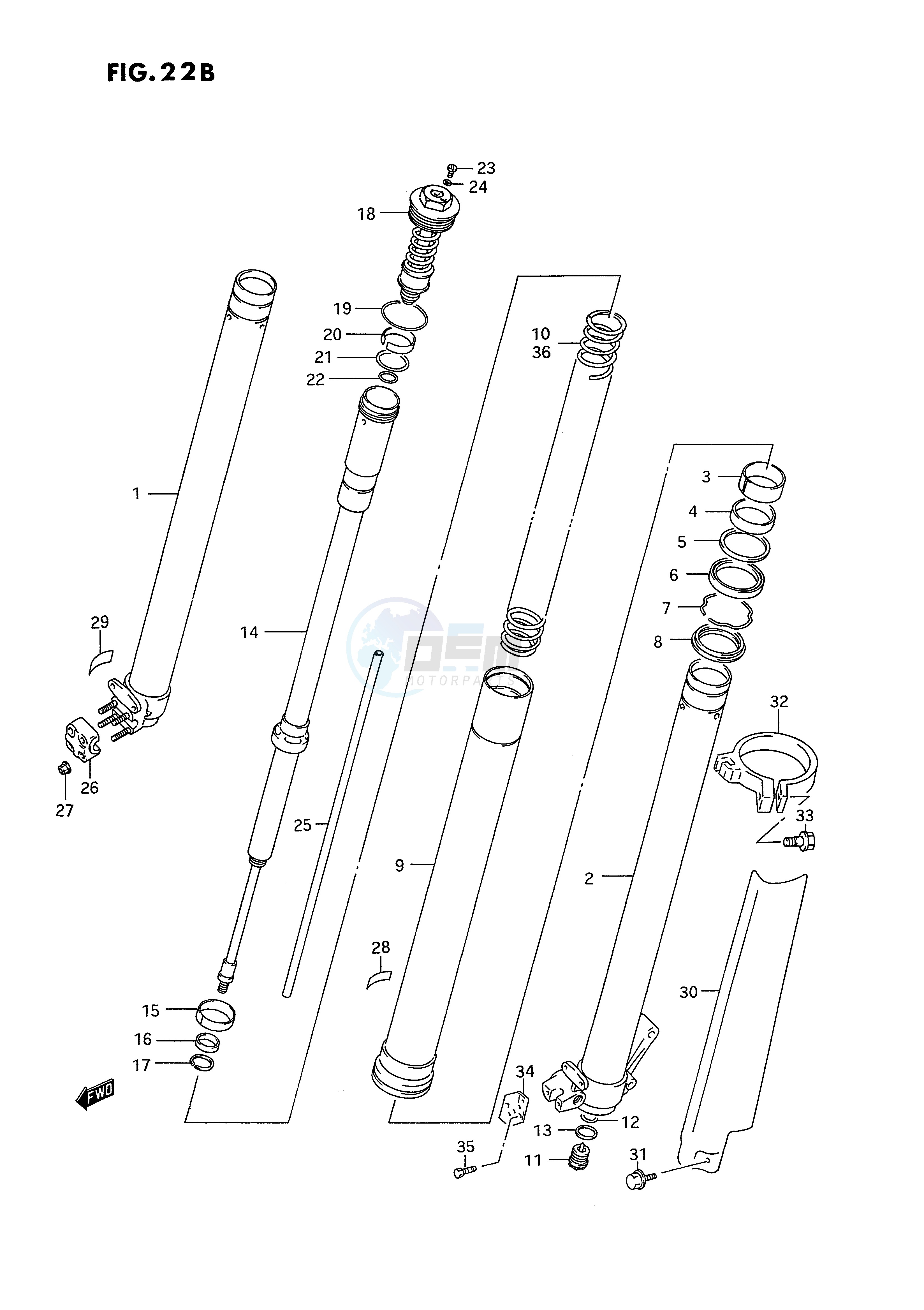 FRONT DAMPER (MODEL R) image