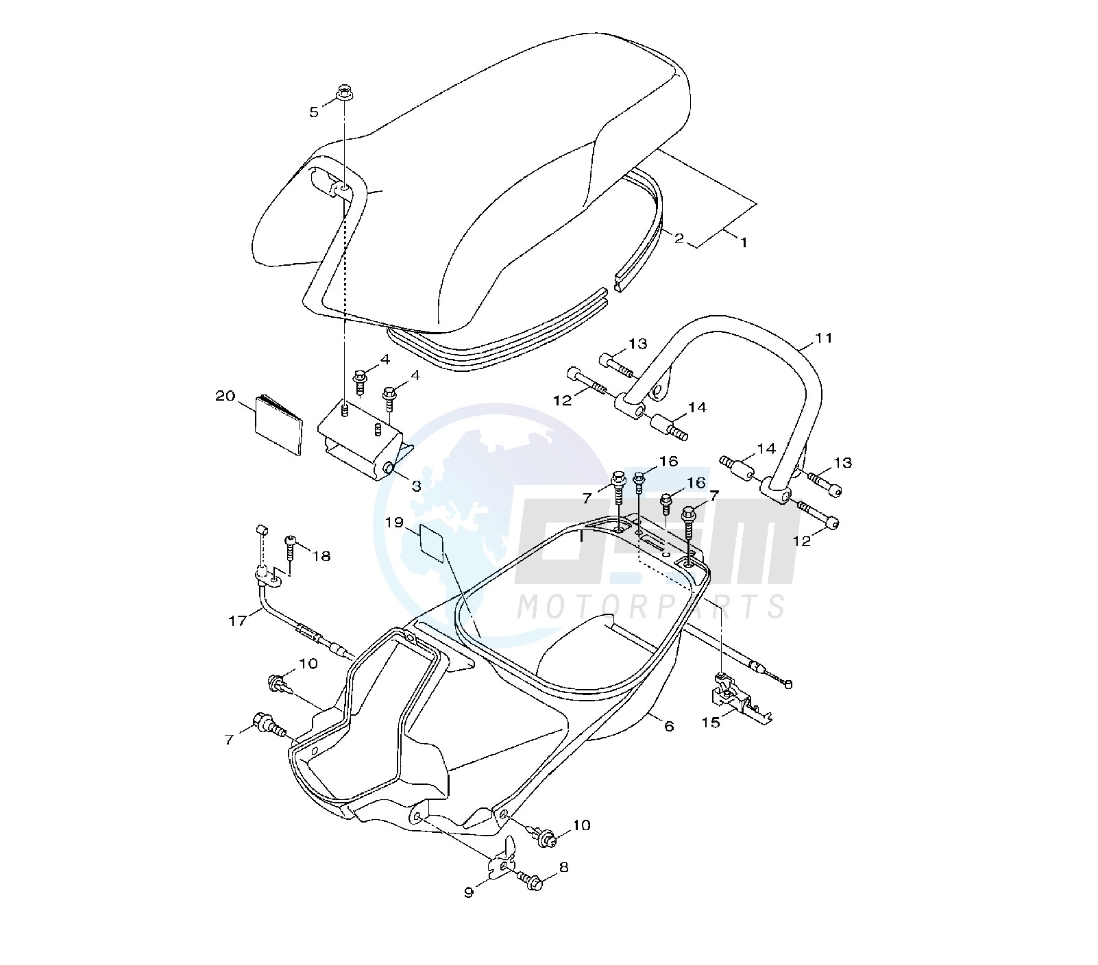 SEAT AND CARRIER blueprint