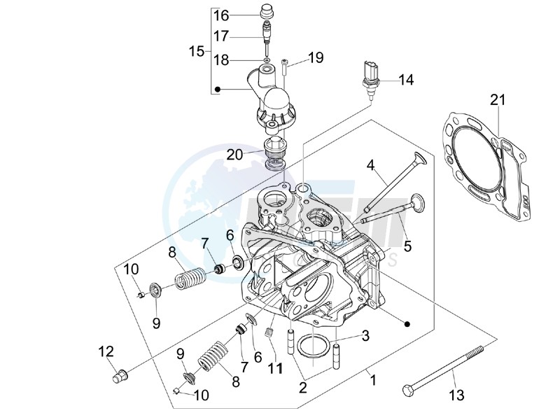 Head unit - Valve image