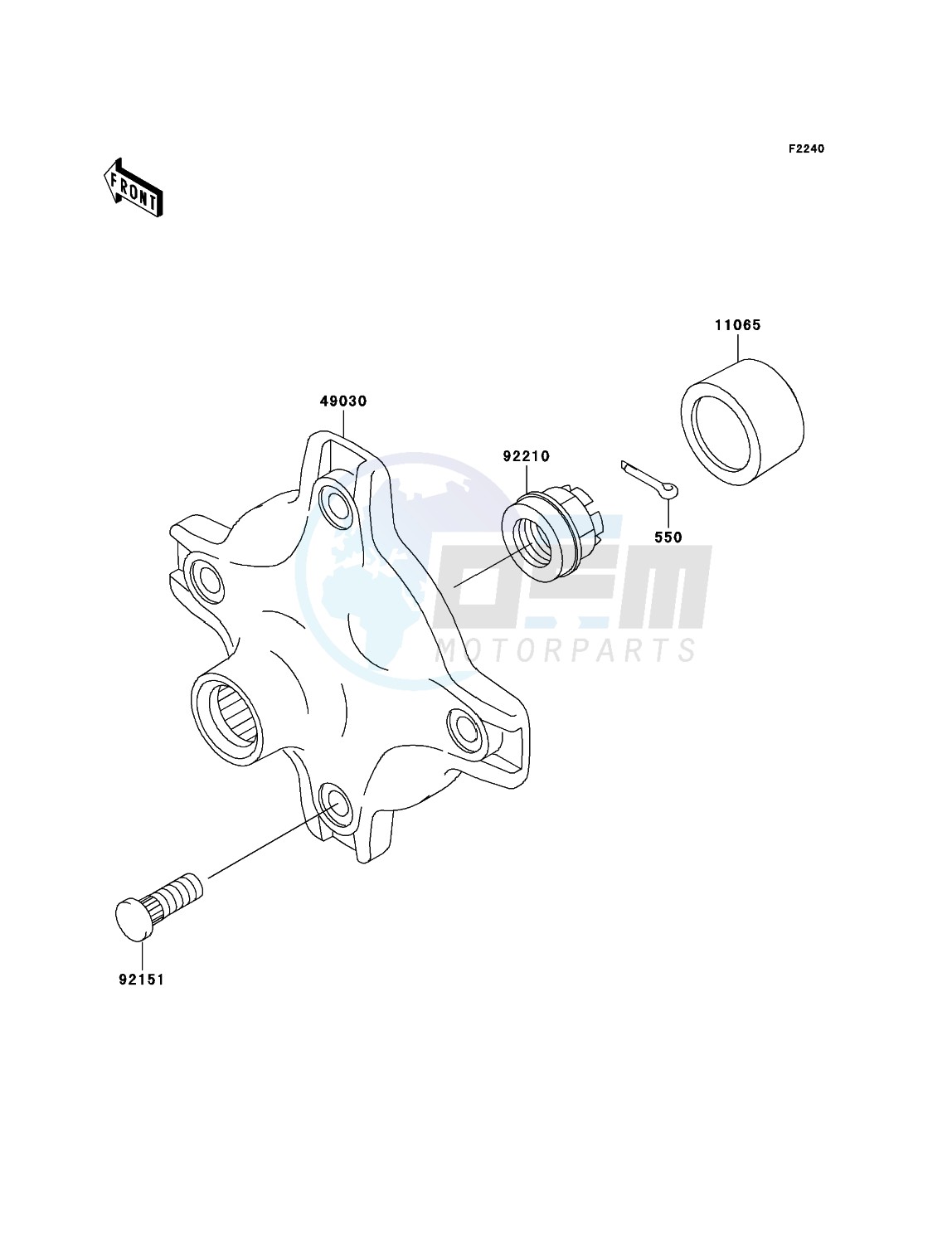 Rear Hub blueprint