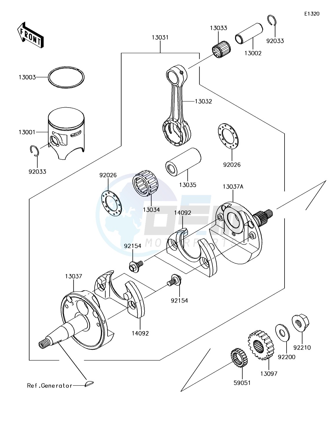 Crankshaft/Piston(s) blueprint