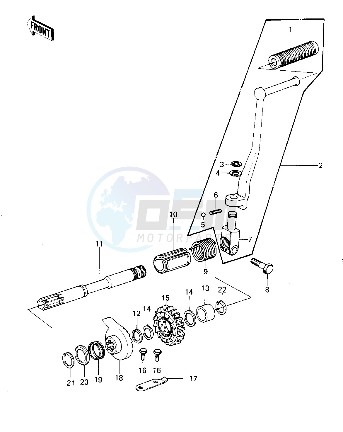 KICKSTARTER MECHANISM image