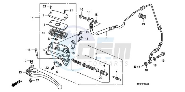 CLUTCH MASTER CYLINDER image