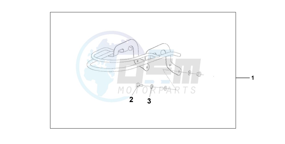 FRONT FENDER RAIL blueprint