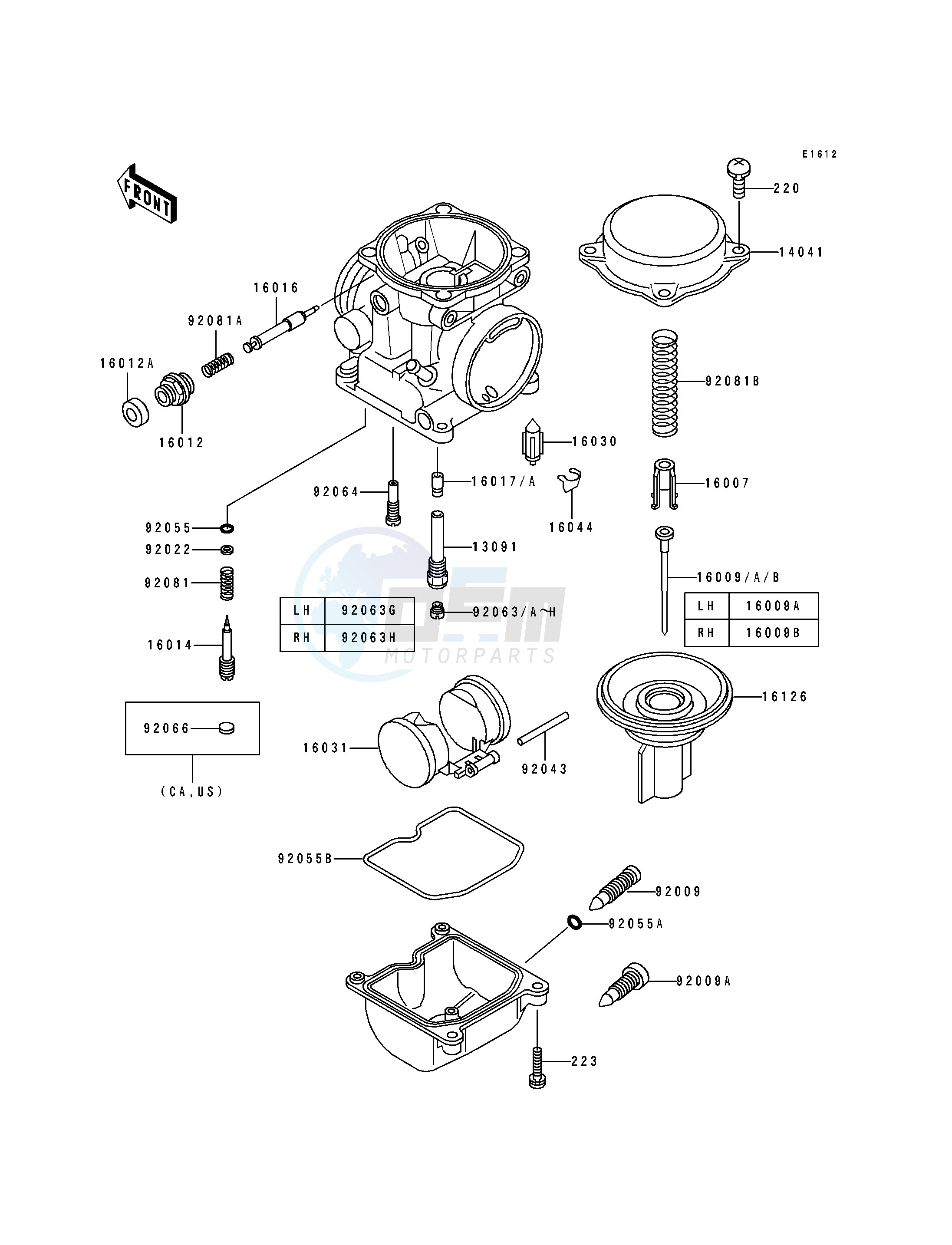 CARBURETOR PARTS image