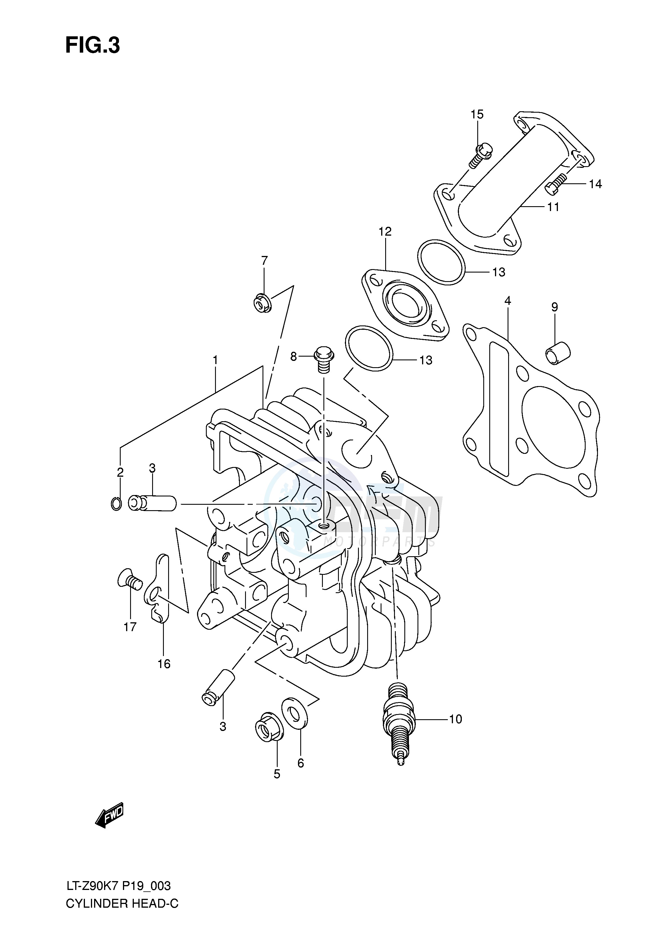 CYLINDER HEAD image