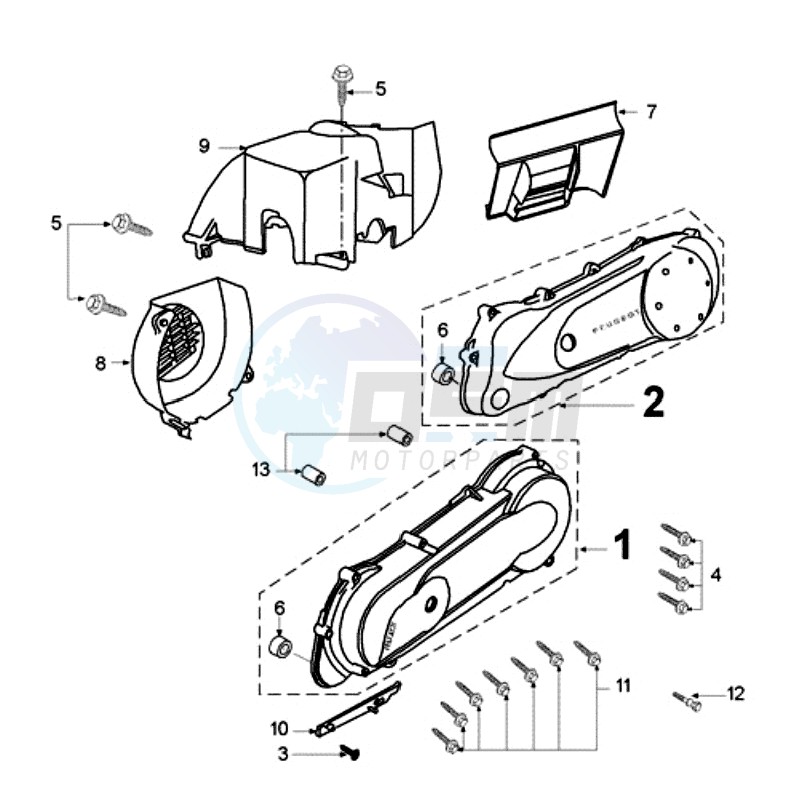 CRANKCASE COVER image