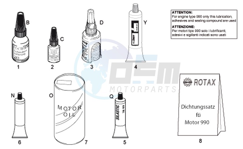 Sealing and lubricating agents image
