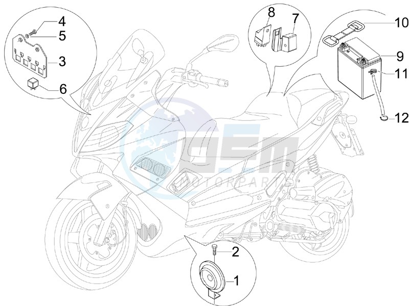 Remote control switches - Battery - Horn image