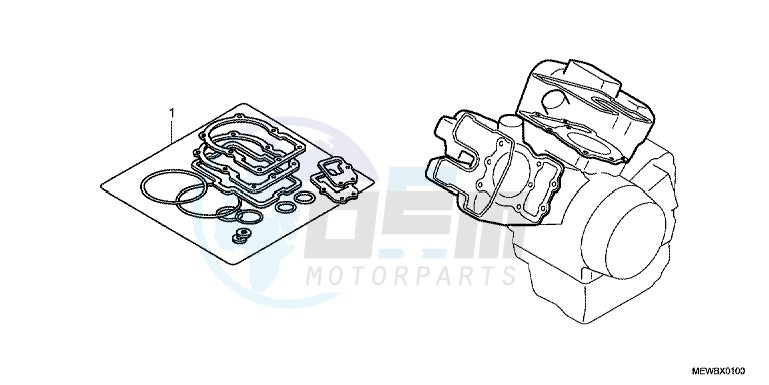 GASKET KIT A blueprint