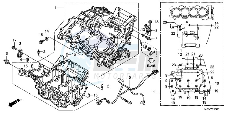 CRANKCASE blueprint