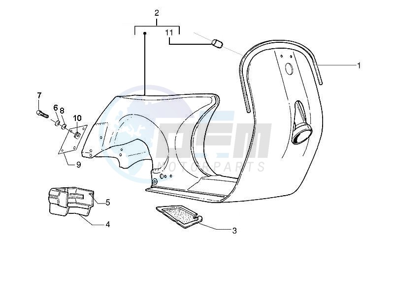 Frame/bodywork blueprint