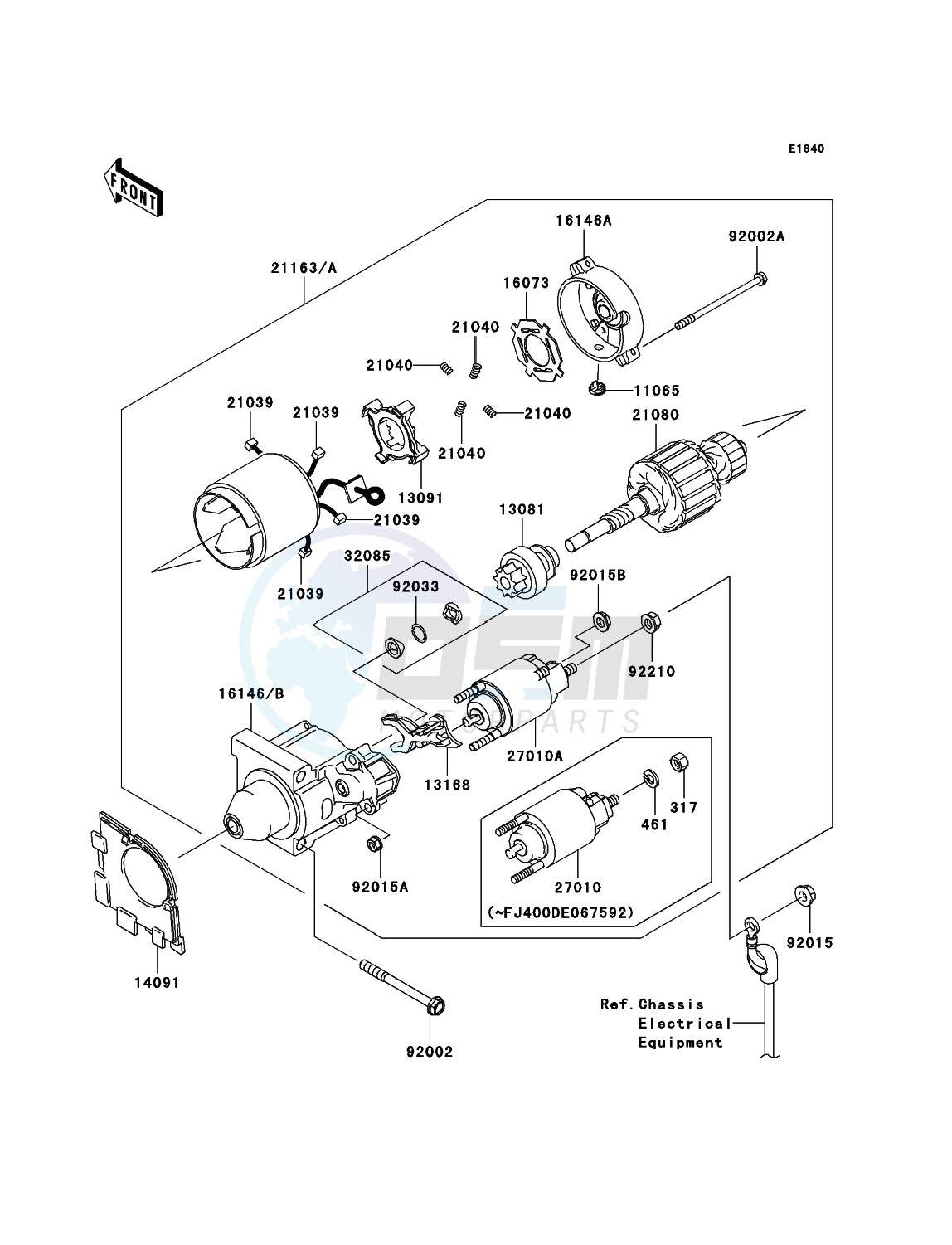 Starter Motor blueprint