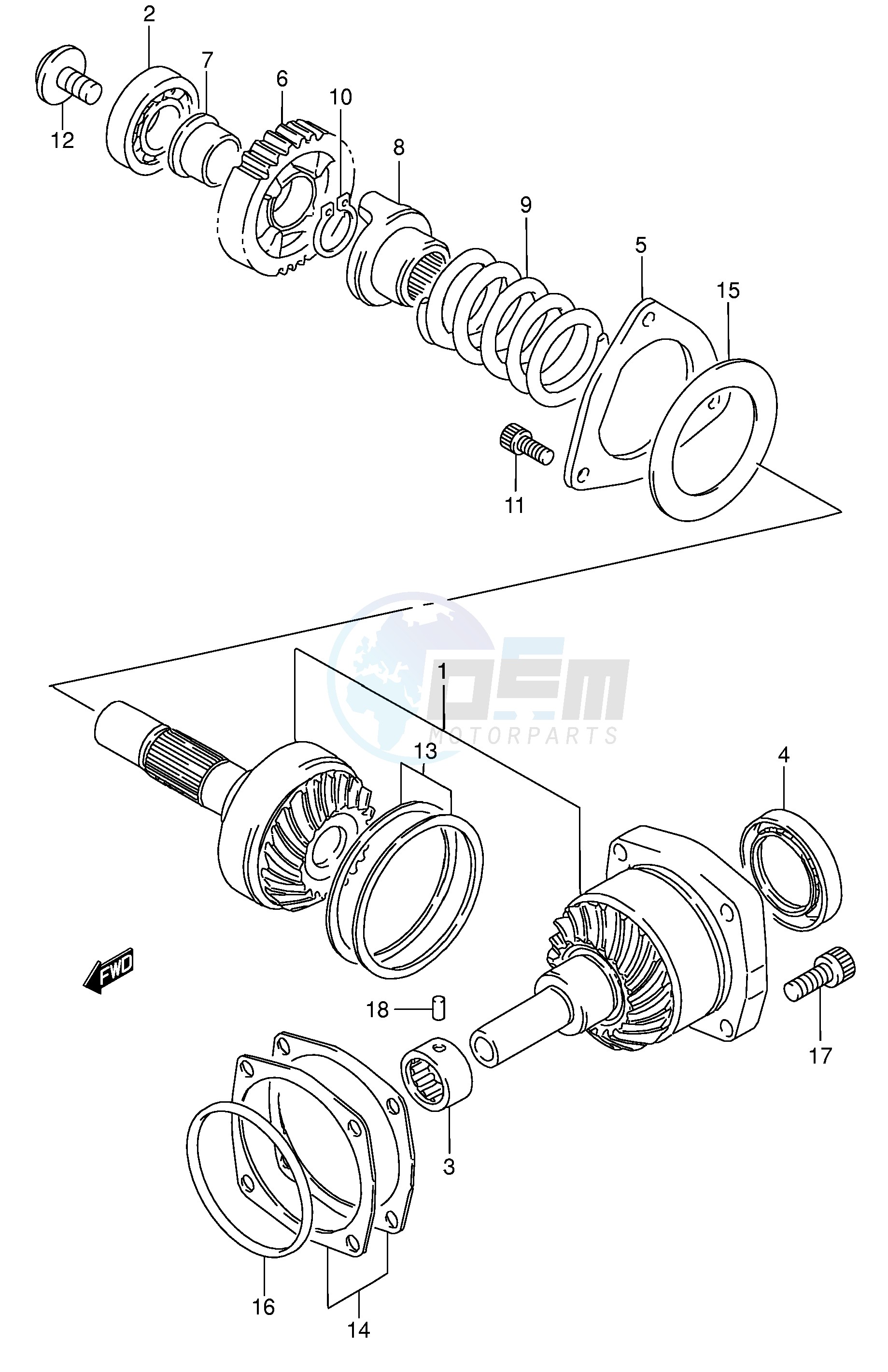 SECONDARY DRIVE GEAR image