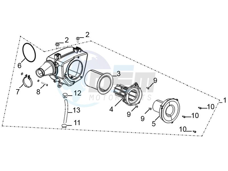 Air cleaner assembly blueprint