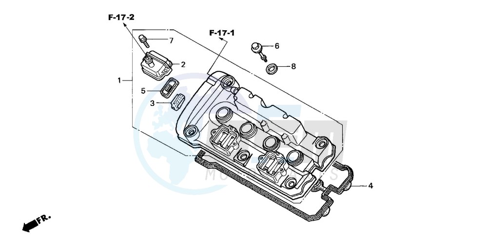 CYLINDER HEAD COVER (CB600F3/4/5/6) image