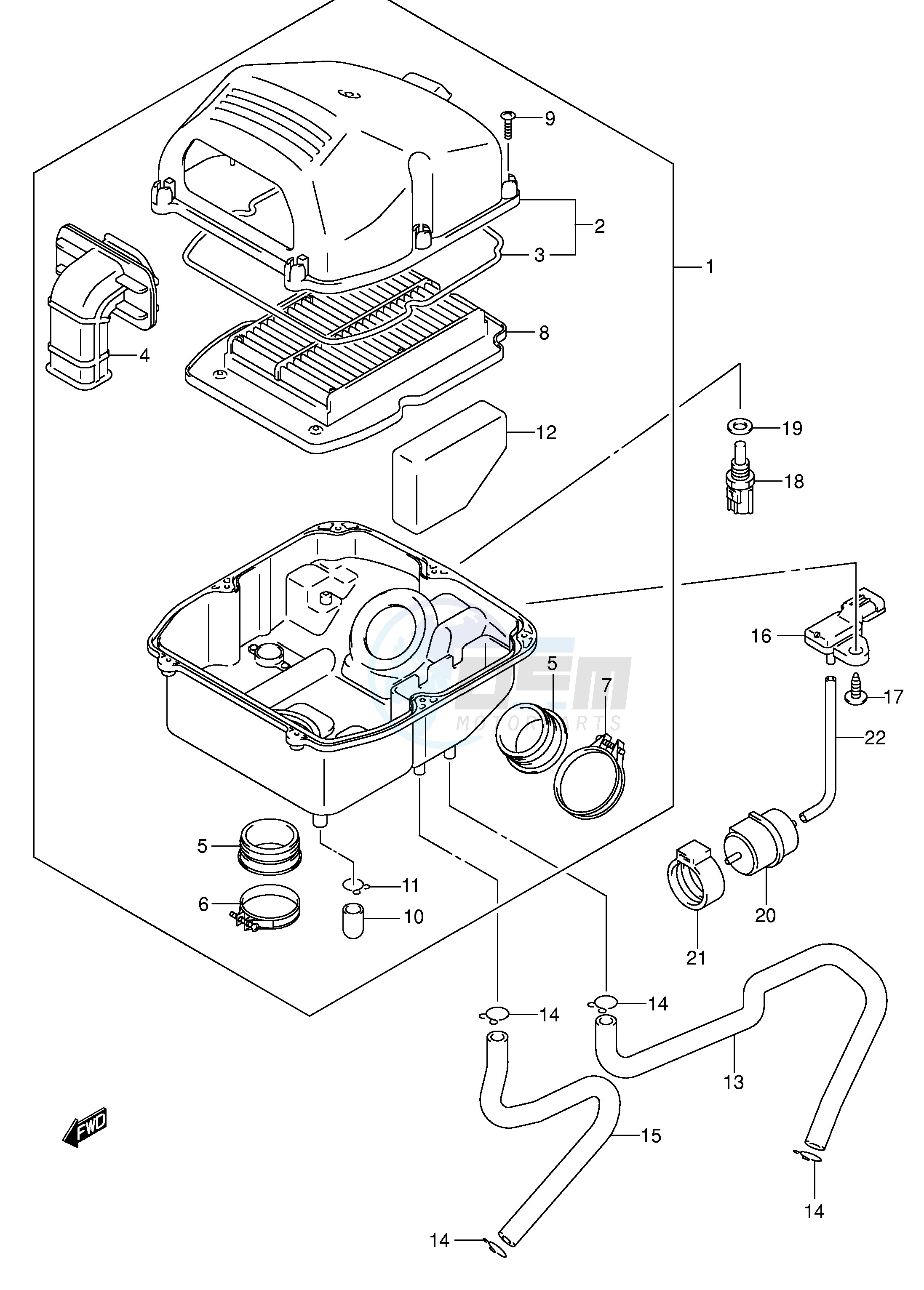 AIR CLEANER (MODEL K3 K4 K5 K6) image