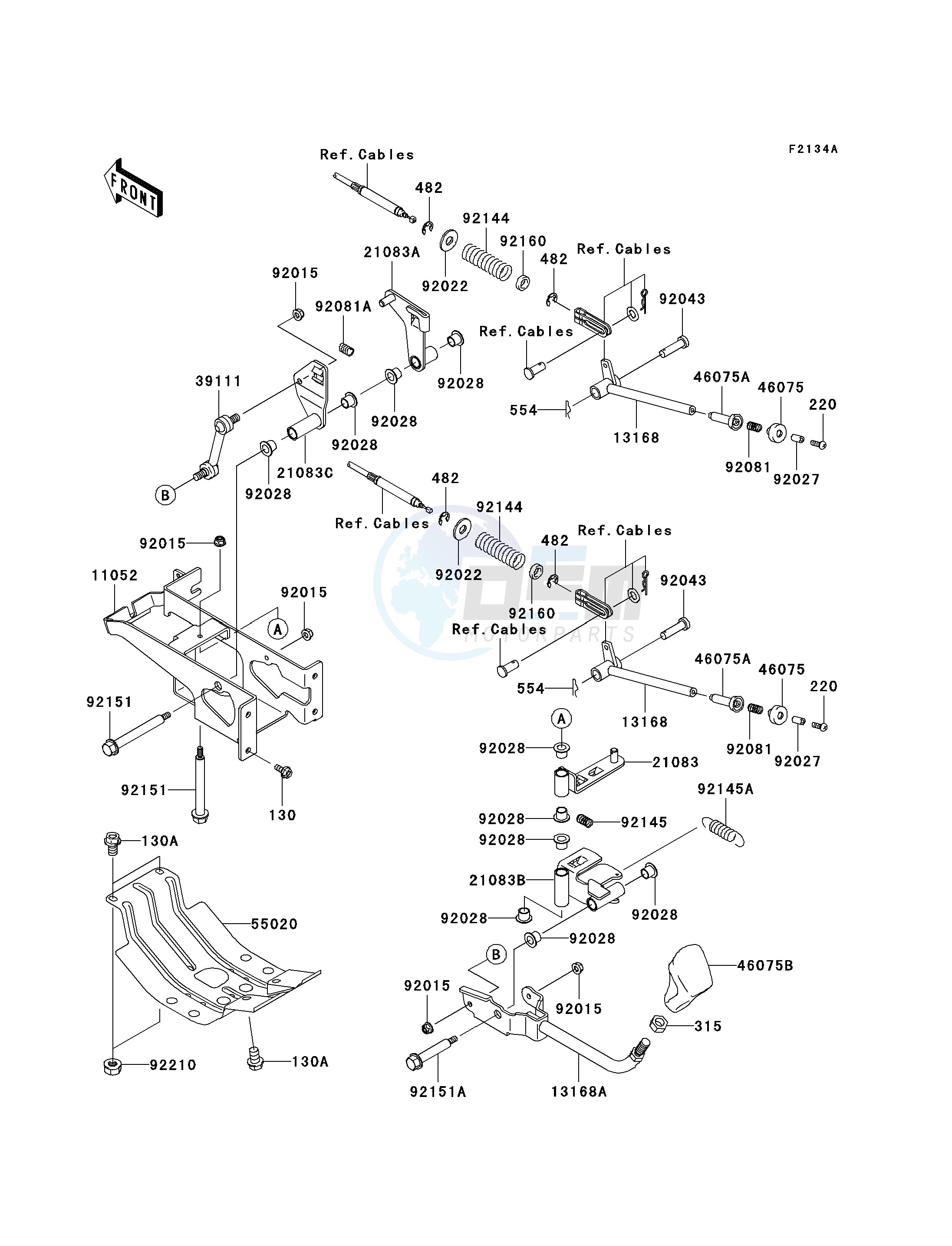 SHIFT LEVER-- S- --- JK1AFDB1 6B511026 - - - image