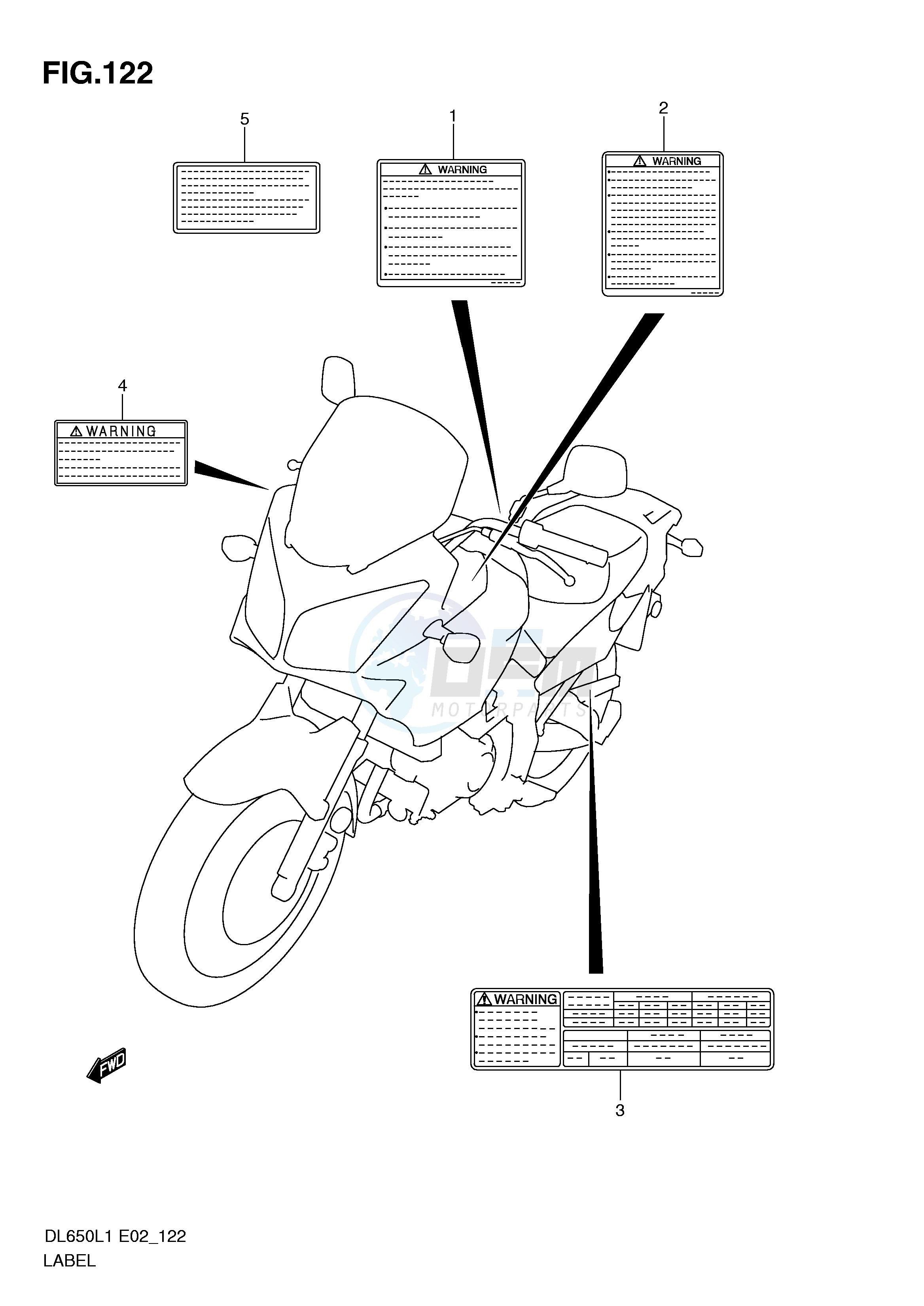 LABEL (DL650L1 E19) blueprint