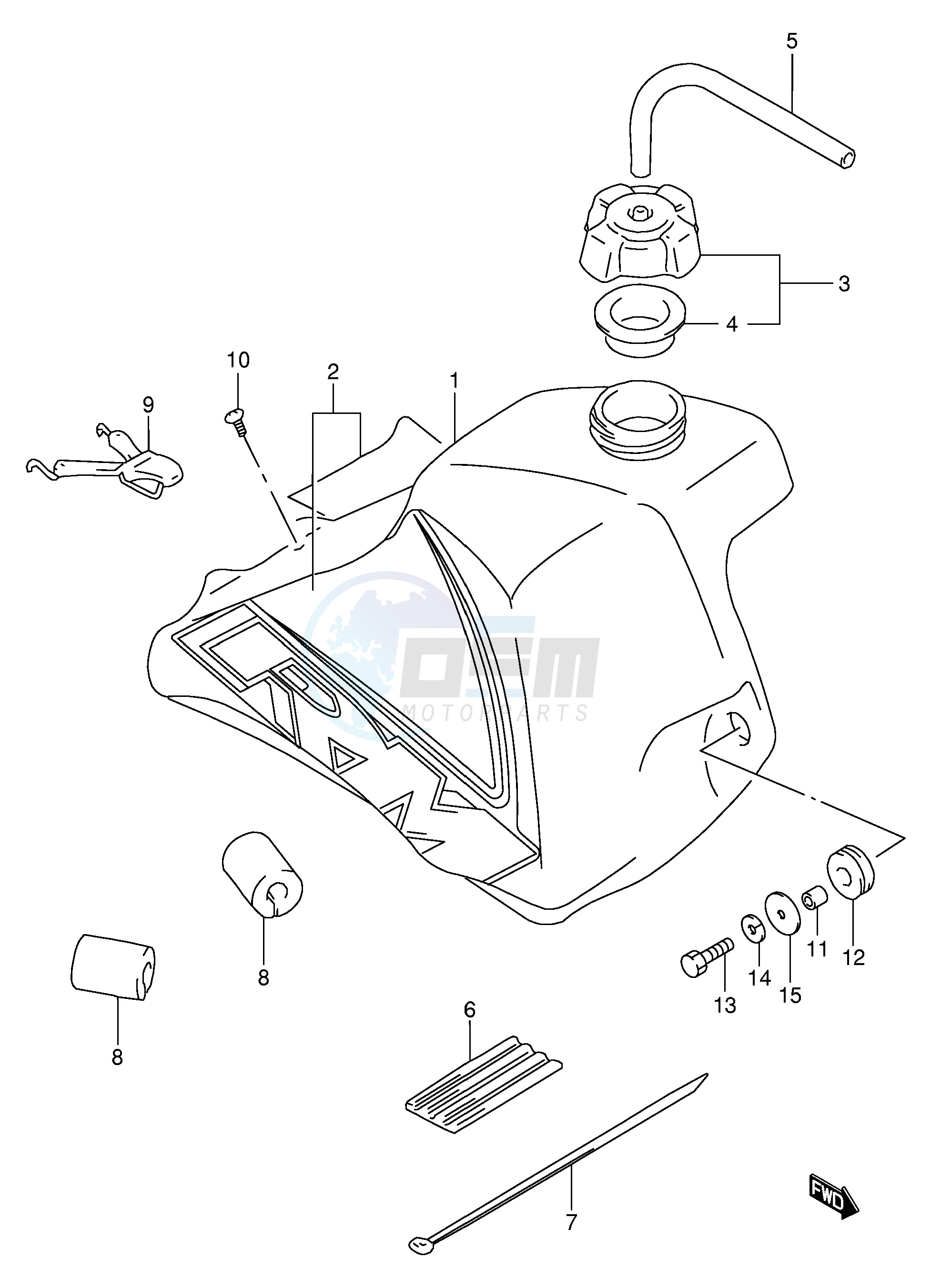 FUEL TANK (MODEL X) image